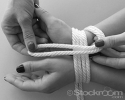 How To Tie A Double Rope Cuff - Step 2