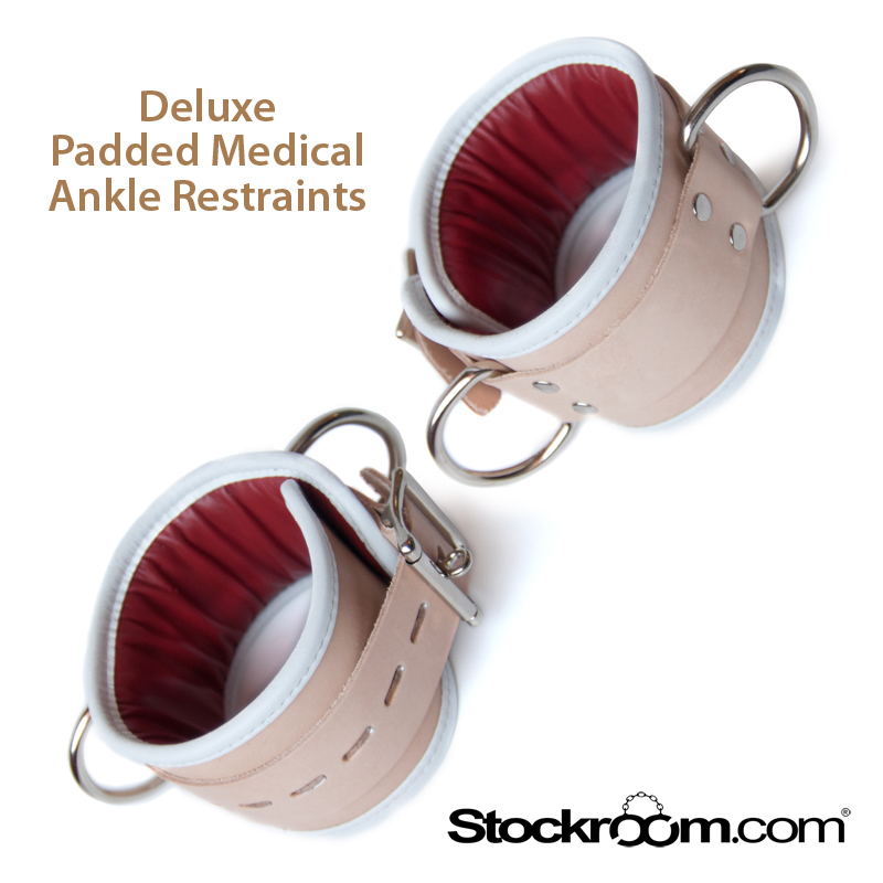 Stockroom Deluxe Padded Medical Ankle Restraints